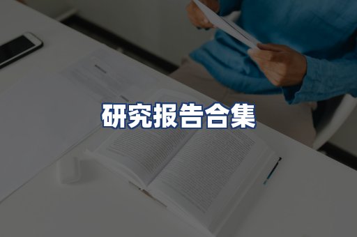 研究报告合集